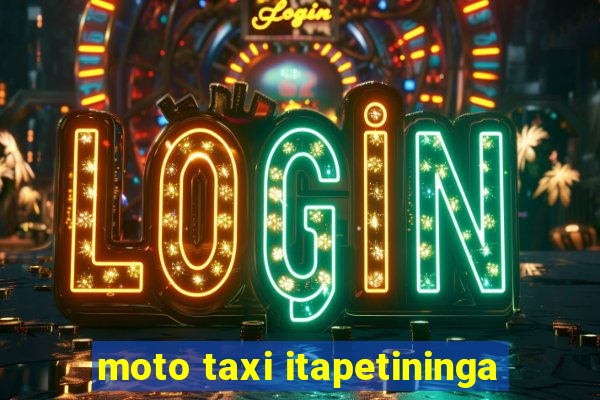 moto taxi itapetininga